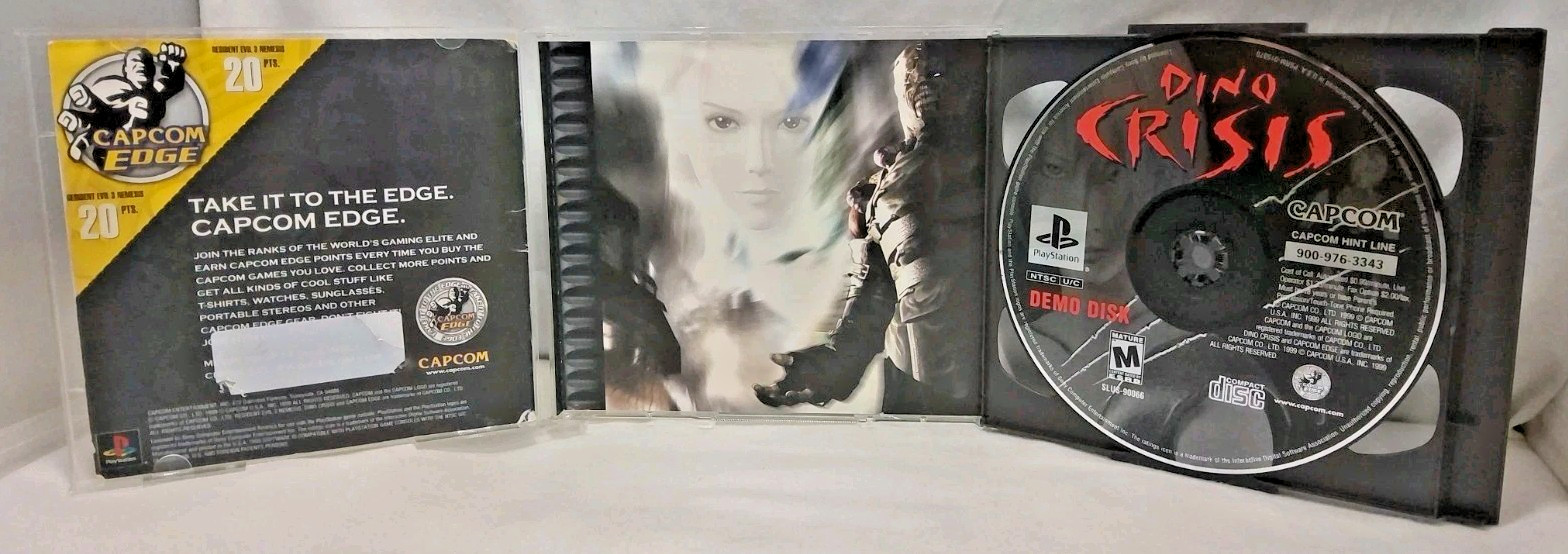 Resident Evil 3 Nemesis (PlayStation 1, 1999) PS1 Complete w/ Dino Crisis Demo