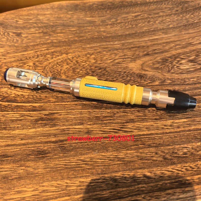 Doctor Who 9th Metal Screwdriver Replica Led Scalable Halloween Cosplay Prop