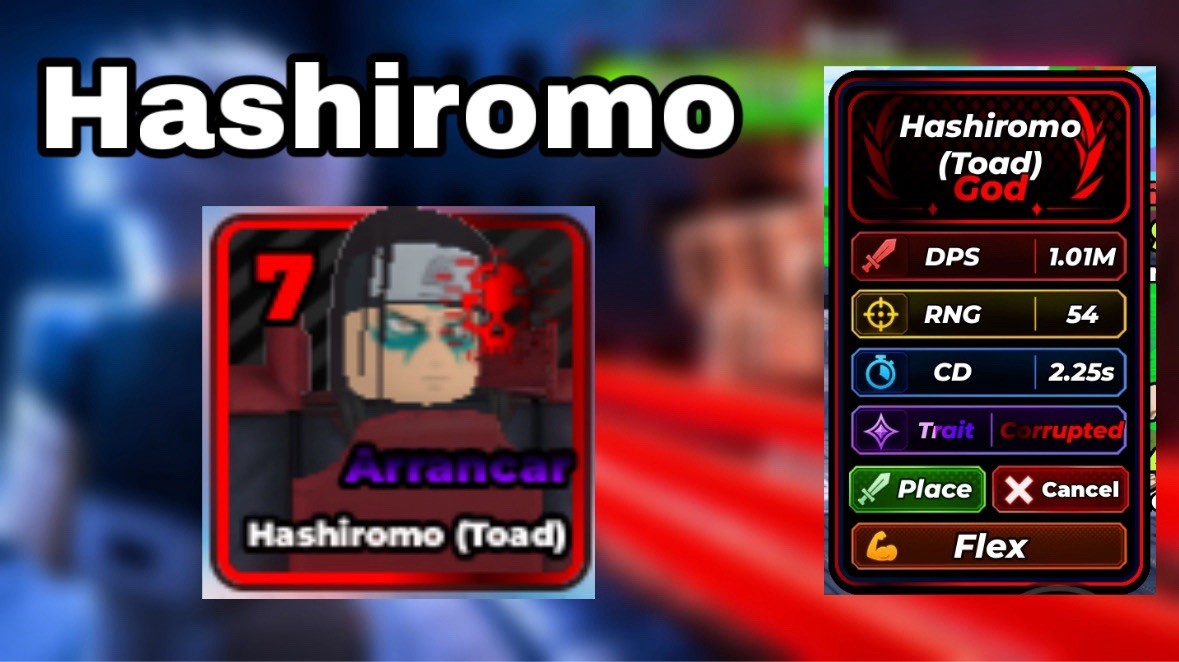 HASHIROMO (ARRANCAR) CORRUPTED | DEFEND UR BASE WITH ANIME | 1.01M DPS