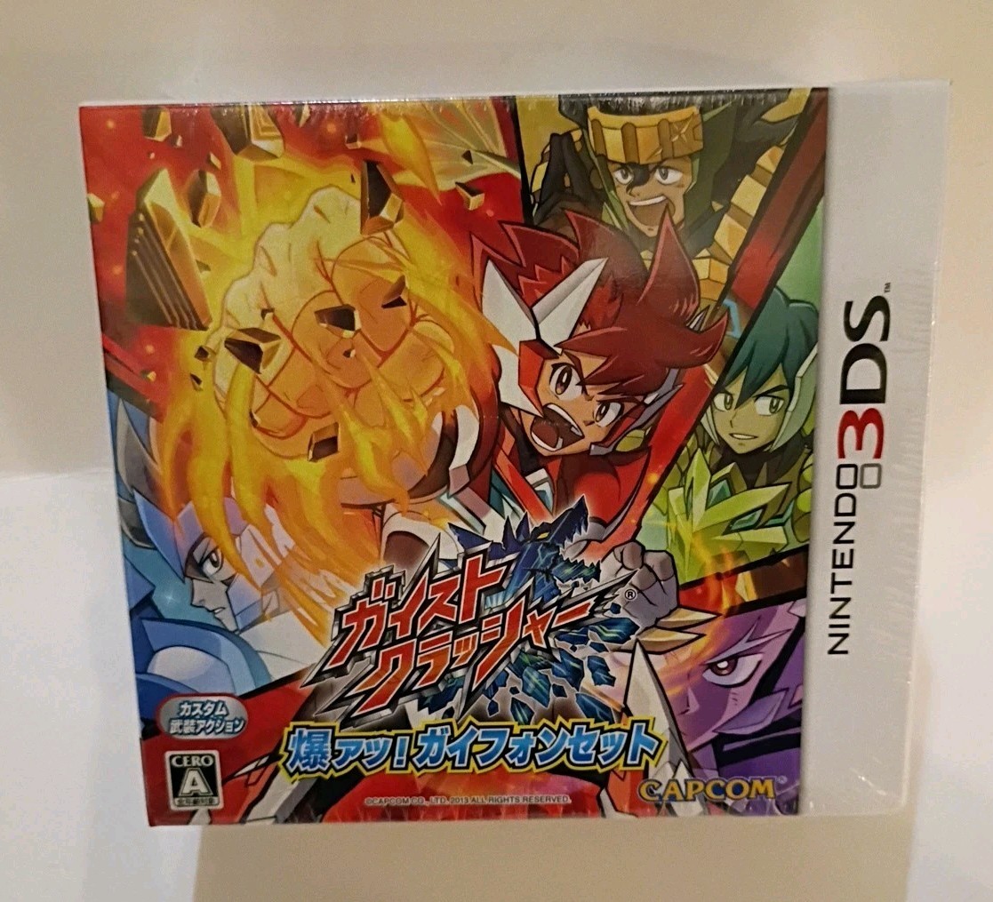 Gaist Crusher Gaist Phone Set Nintendo 3DS Factory Sealed US SELLER – RARE