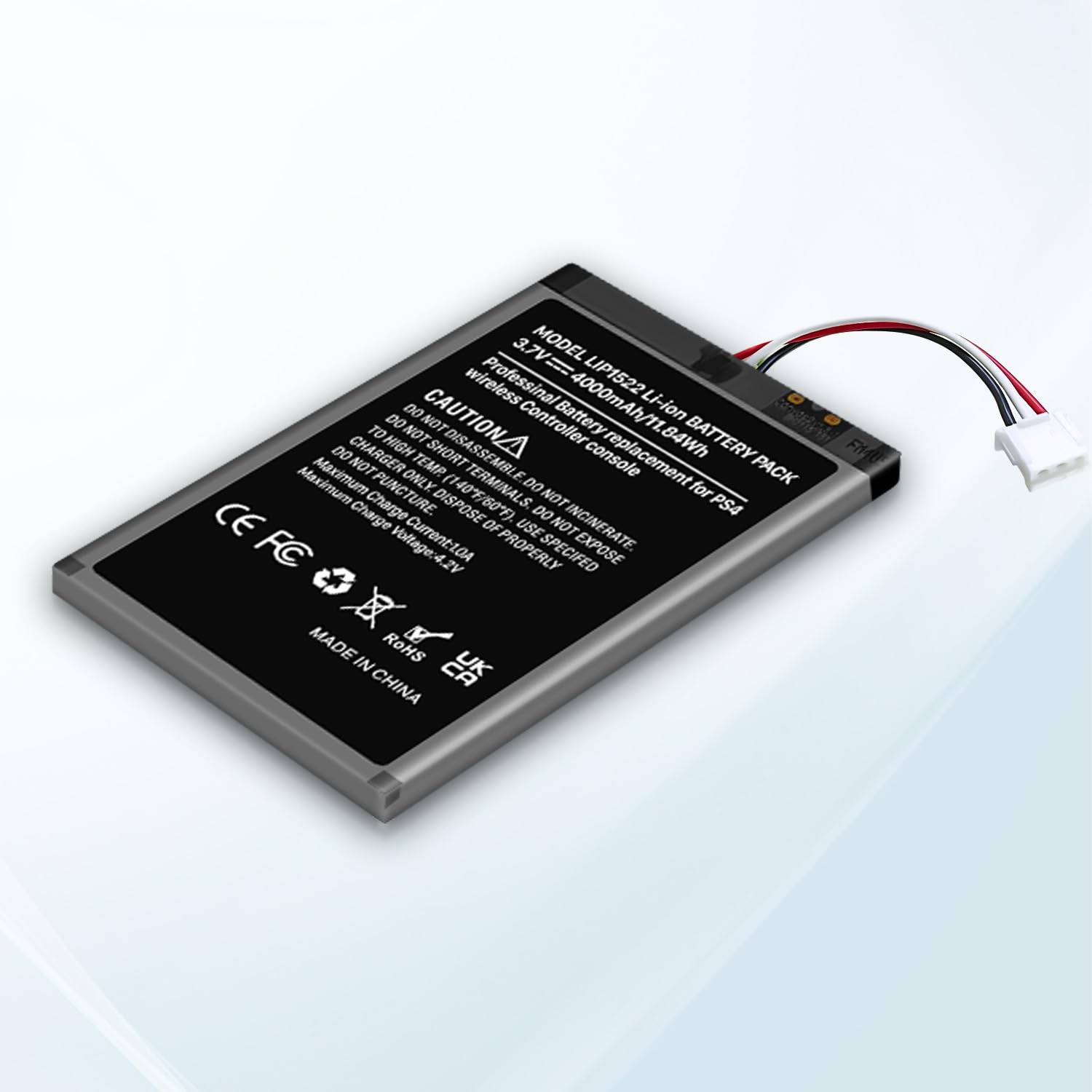 Quzmo 2 Pack 5000mAh PS5 Controller Battery, Upgrade High Capacity LIP1708 Ba…