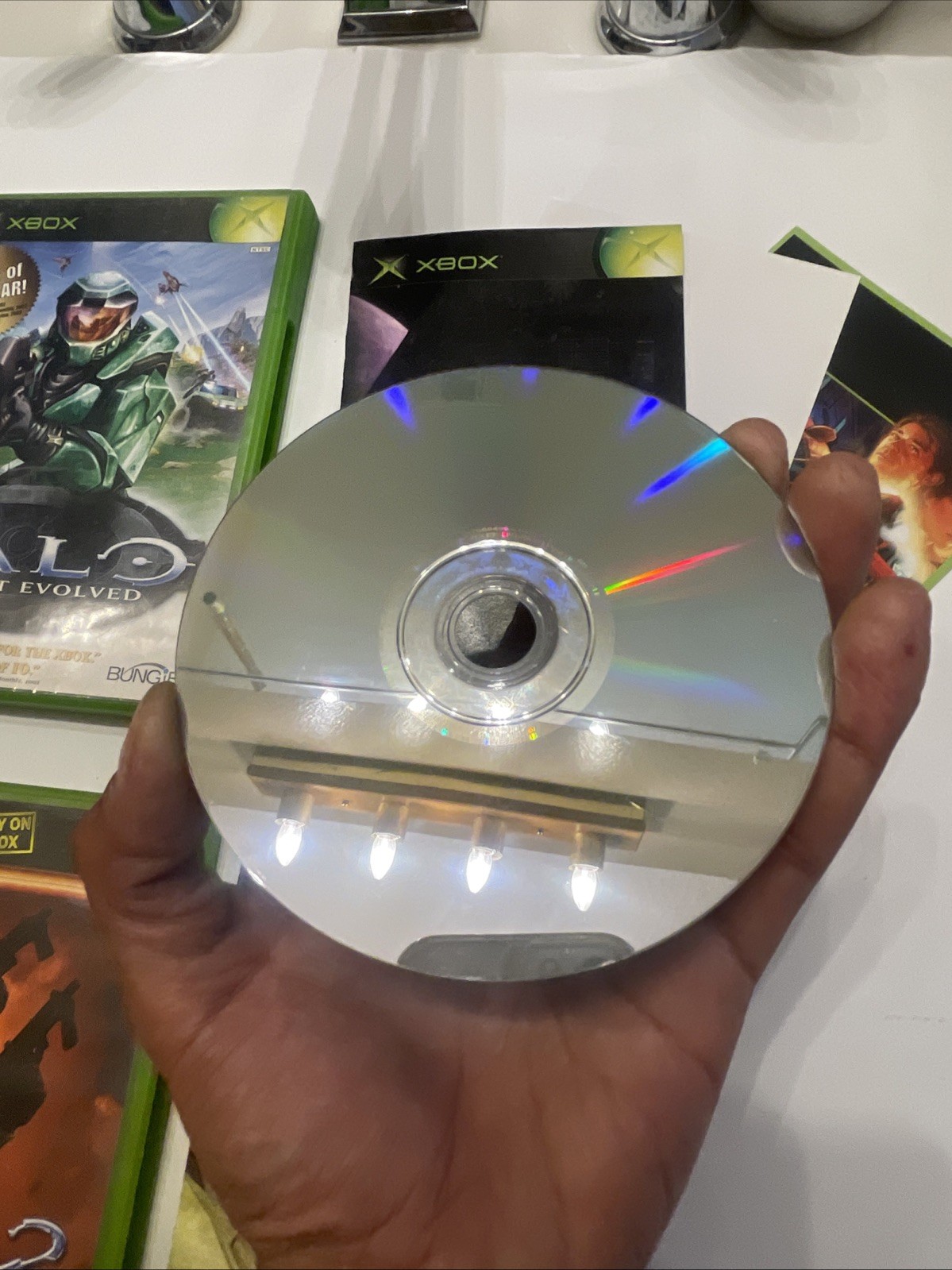 Halo CE Combat Evolved, Halo 2 Xbox Original Fully Tested 100% + Free Shipping!!