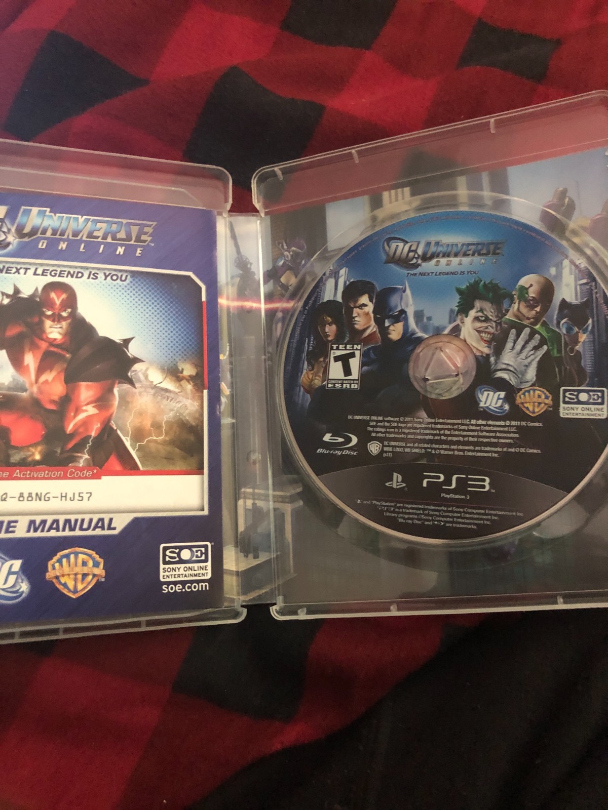 DC Universe Online Sony Playstation 3 2011 Case Manual Disc Tested Works Great
