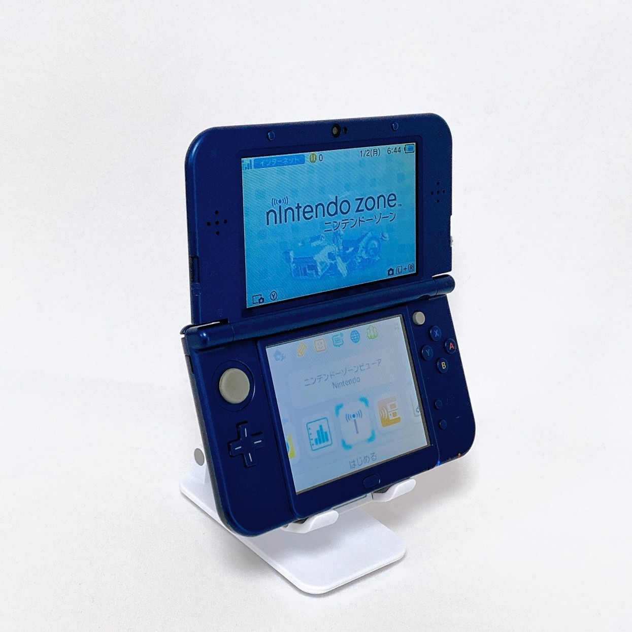 【Top IPS】New Nintendo 3DS LL XL Metallic Blue Japan Console Tested Fast Shipping