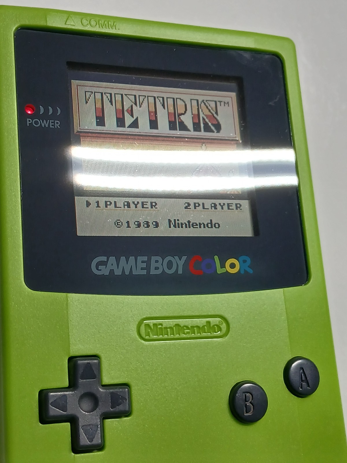 Nintendo Game Boy Color Lime GBC CGB-001 Tested & Working NEW LENS