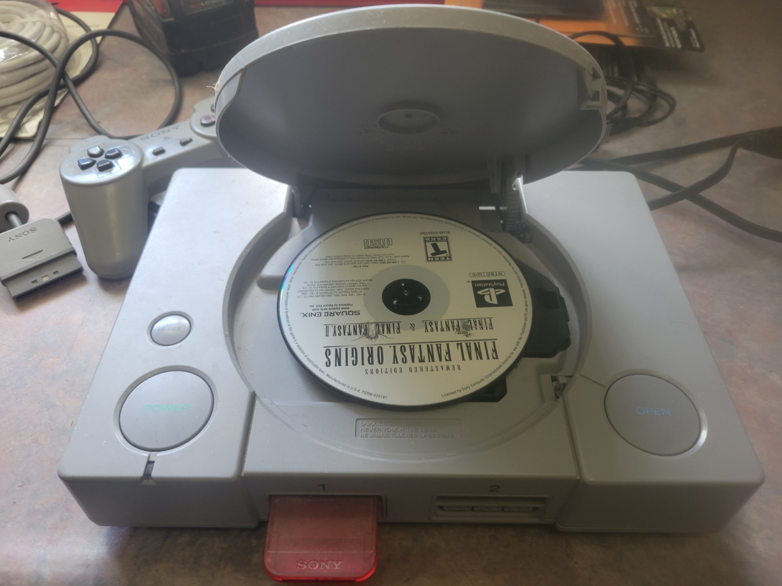 Sony PlayStation 1 Gray Console SCPH-5501 Bundle – Tested 1 Controllers PS1