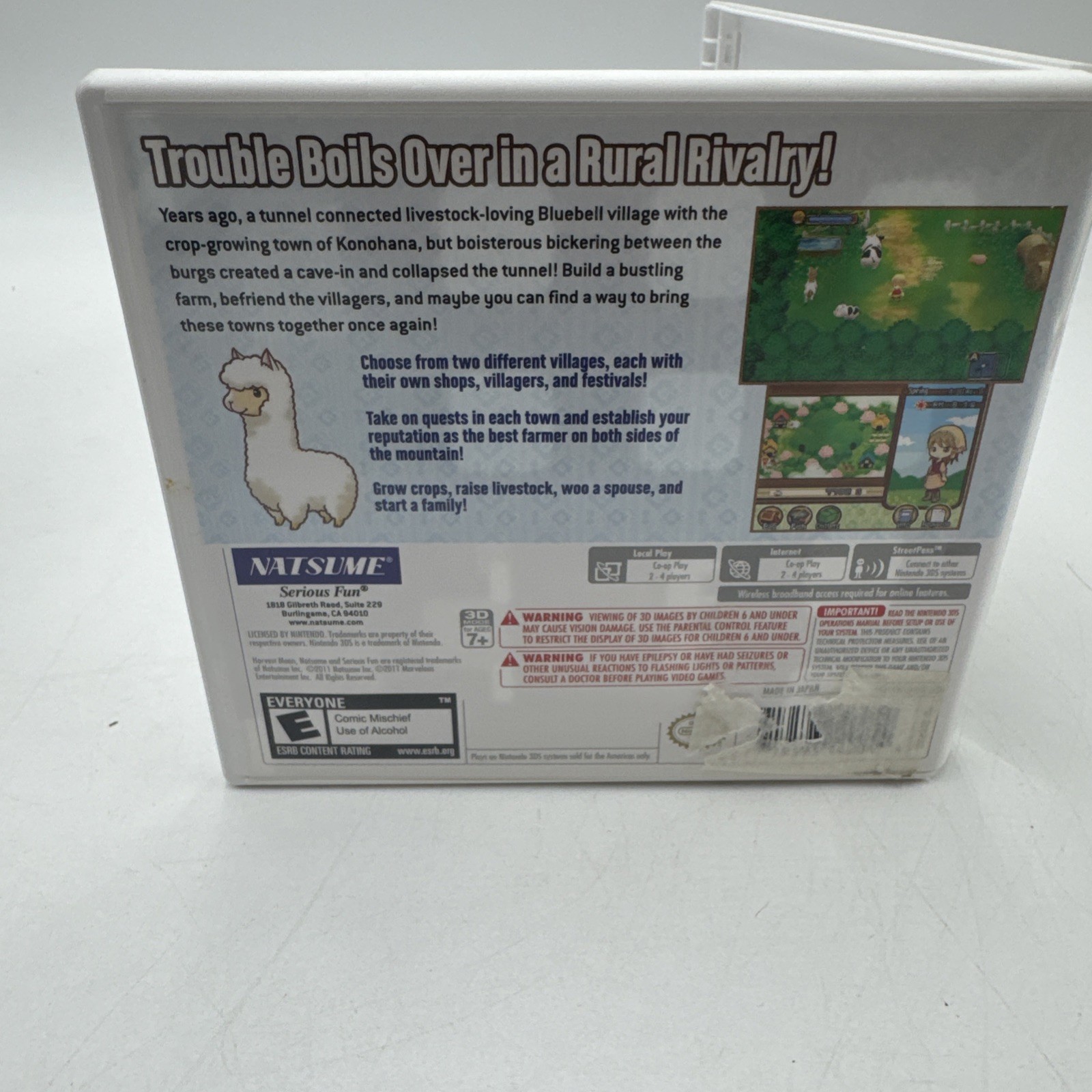 Harvest Moon: The Tale of Two Towns Complete CIB Tested