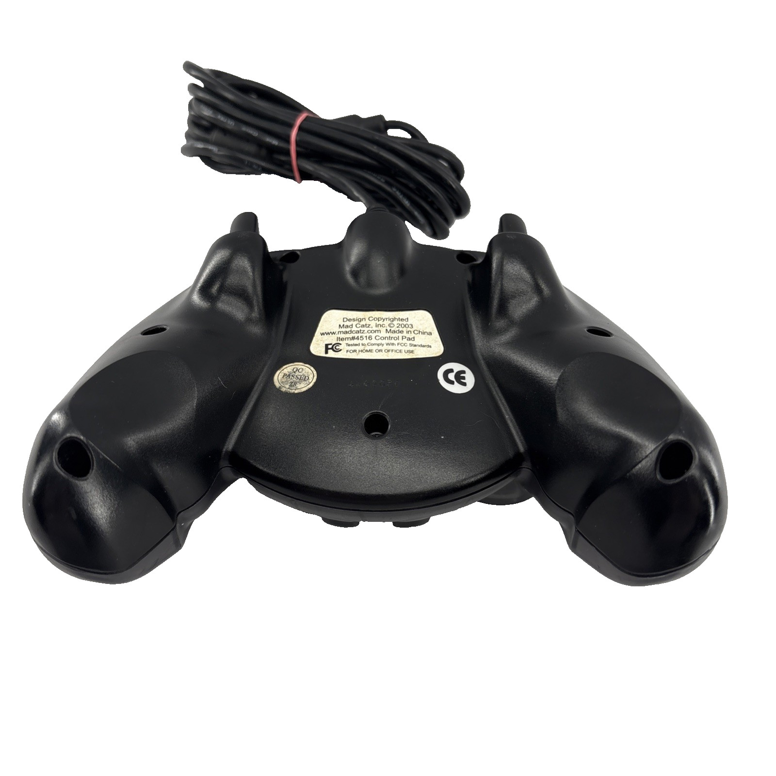 Microsoft Xbox Original Mad Catz Wired Controller Clear Smoke Black 4516