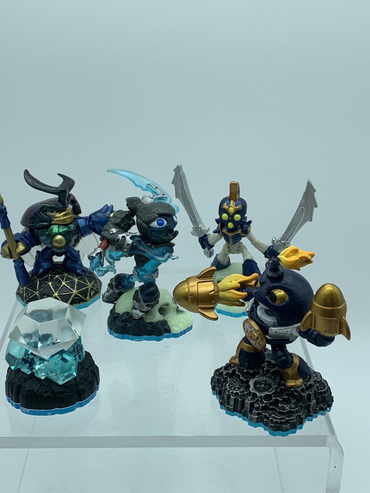 Skylanders Swamp Force Lot 5 Dune Bug,Countdown,Undead Grim Creeper Twin Bladech