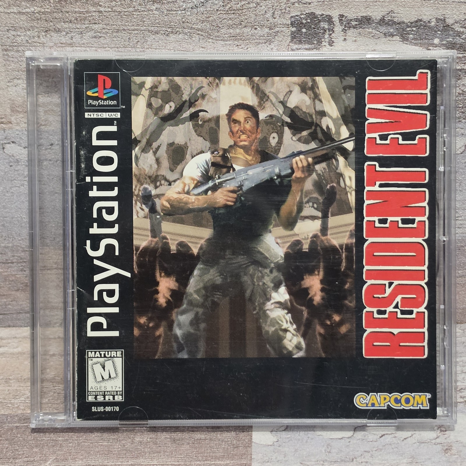 Resident Evil (Sony PlayStation 1, 1996) Tested Jewel Case w/ Reg Card