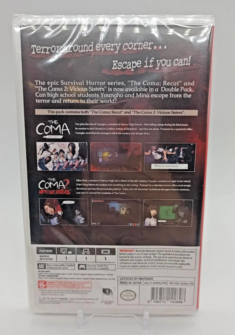 The Coma: Double Cut (Multi-Language) Switch Brand New Game (2020 Survival)