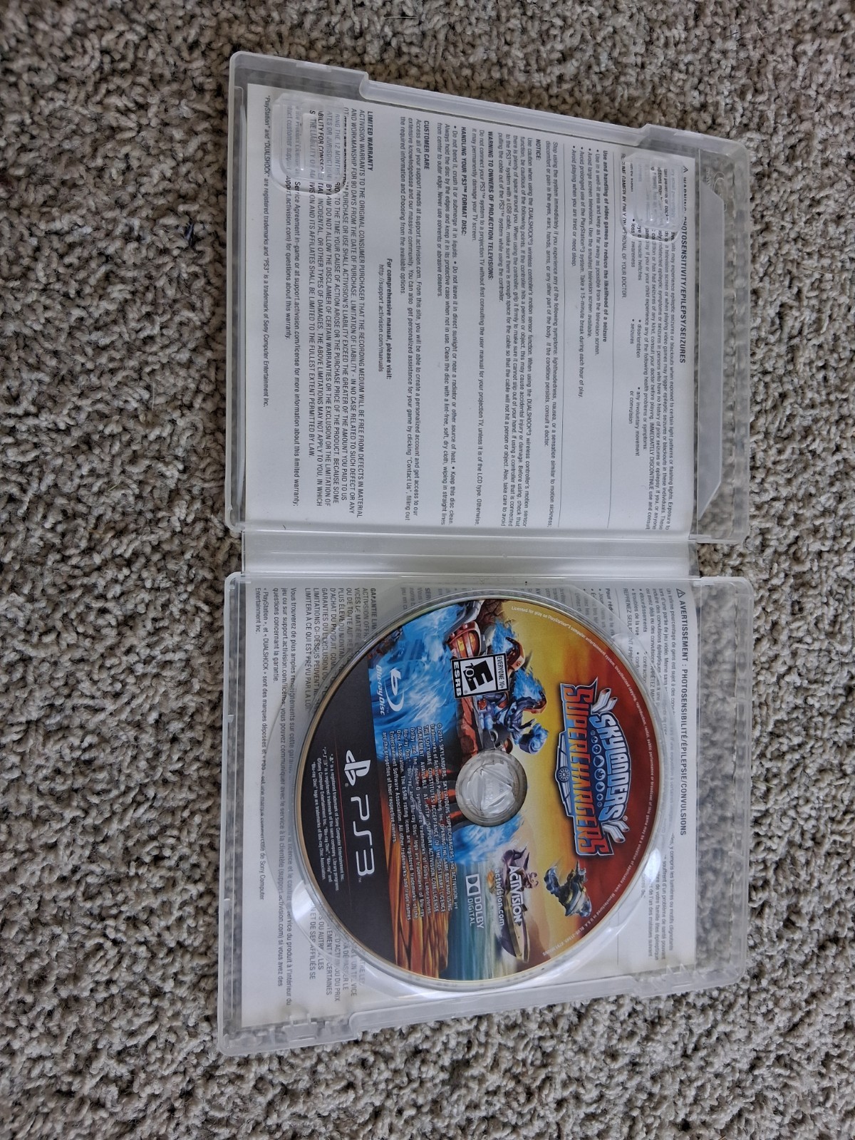 Skylanders PS3 Game Lot Spyro Adventure Giants Superchargers Imaginators Figures