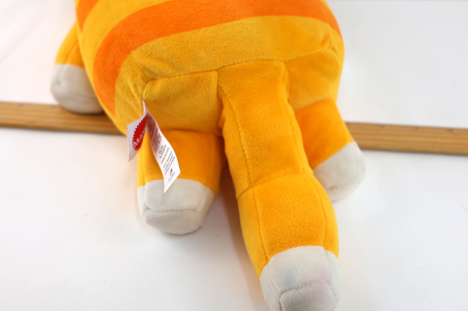 Mattel Minecraft Orange Tabby Cat Plush Hand Washable Mojang Toy