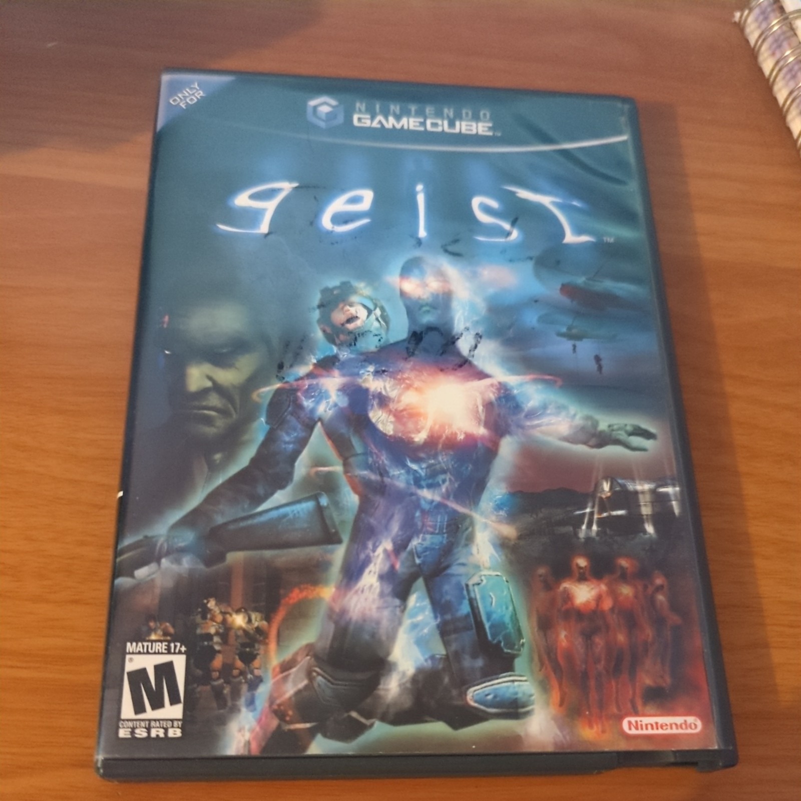 Geist Nintendo GameCube GC Game + Case working condition