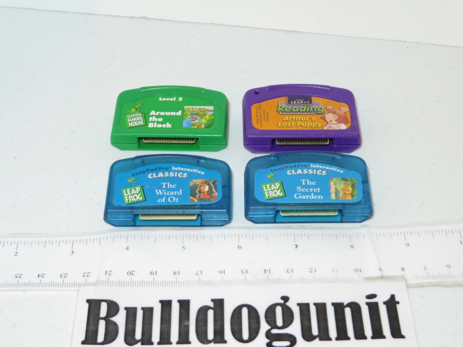 Lot 4 Leapfrog Leappad Storybook Game Cartridge Only Arthur Wizard Oz