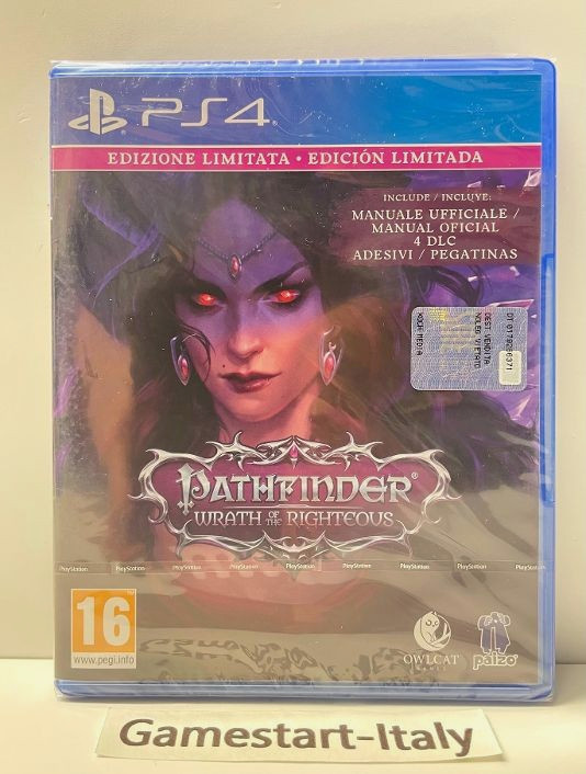 PATHFINDER WRATH OF THE RIGHTEOUS LIMITED EDITION – SONY PS4 – NEW NEW PAL