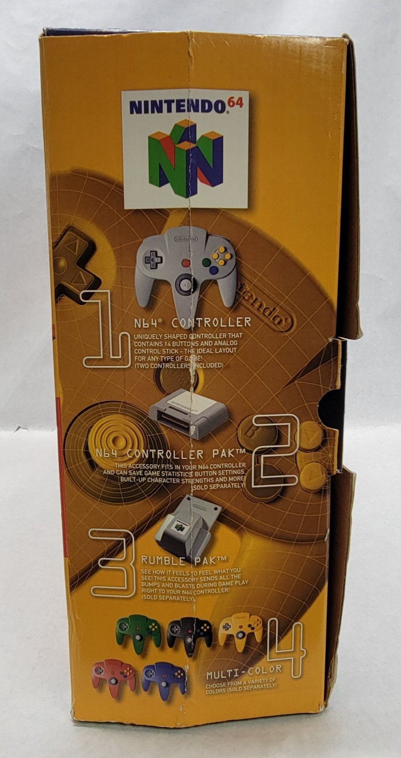 Nintendo 64 w/ Atomic Purple Extra Controller Complete in Box w/ Manuals & Foam