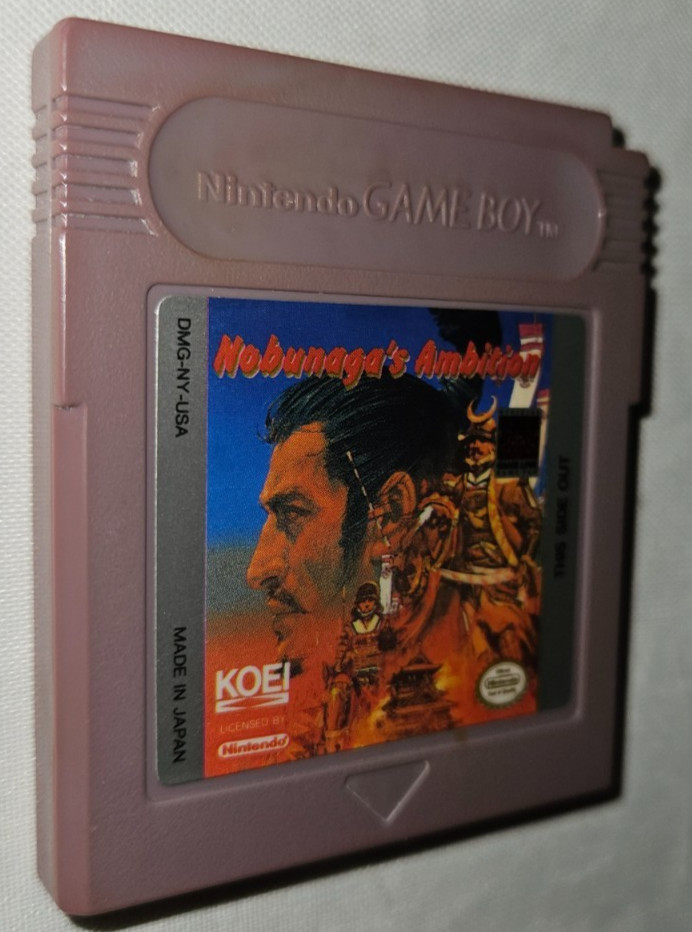 Nobunaga’s Ambition Cartridge Only Authentic Nintendo Game Boy New Battery USA