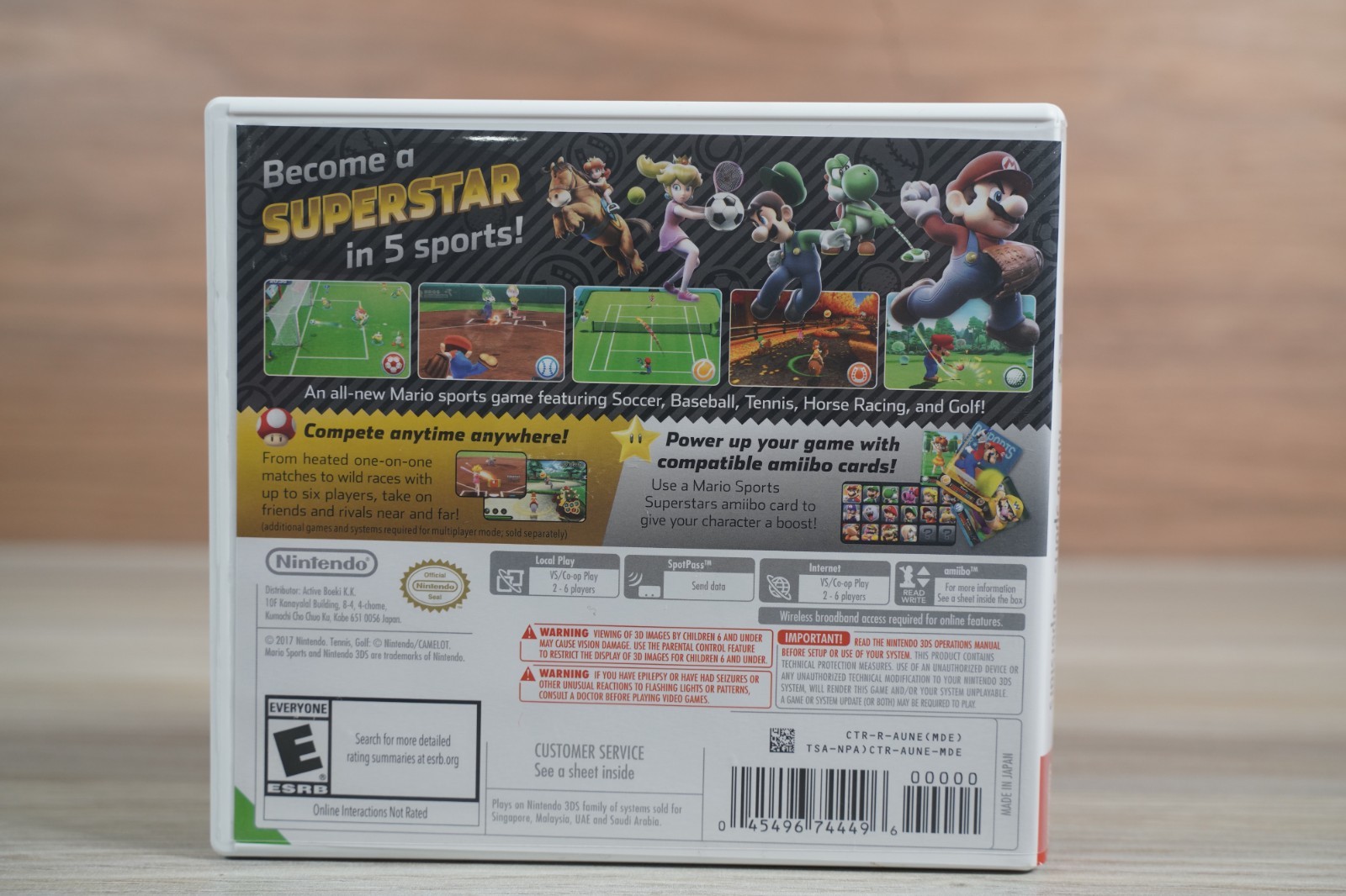 Mario Sports Superstars Nintendo 3DS, 2017 in box