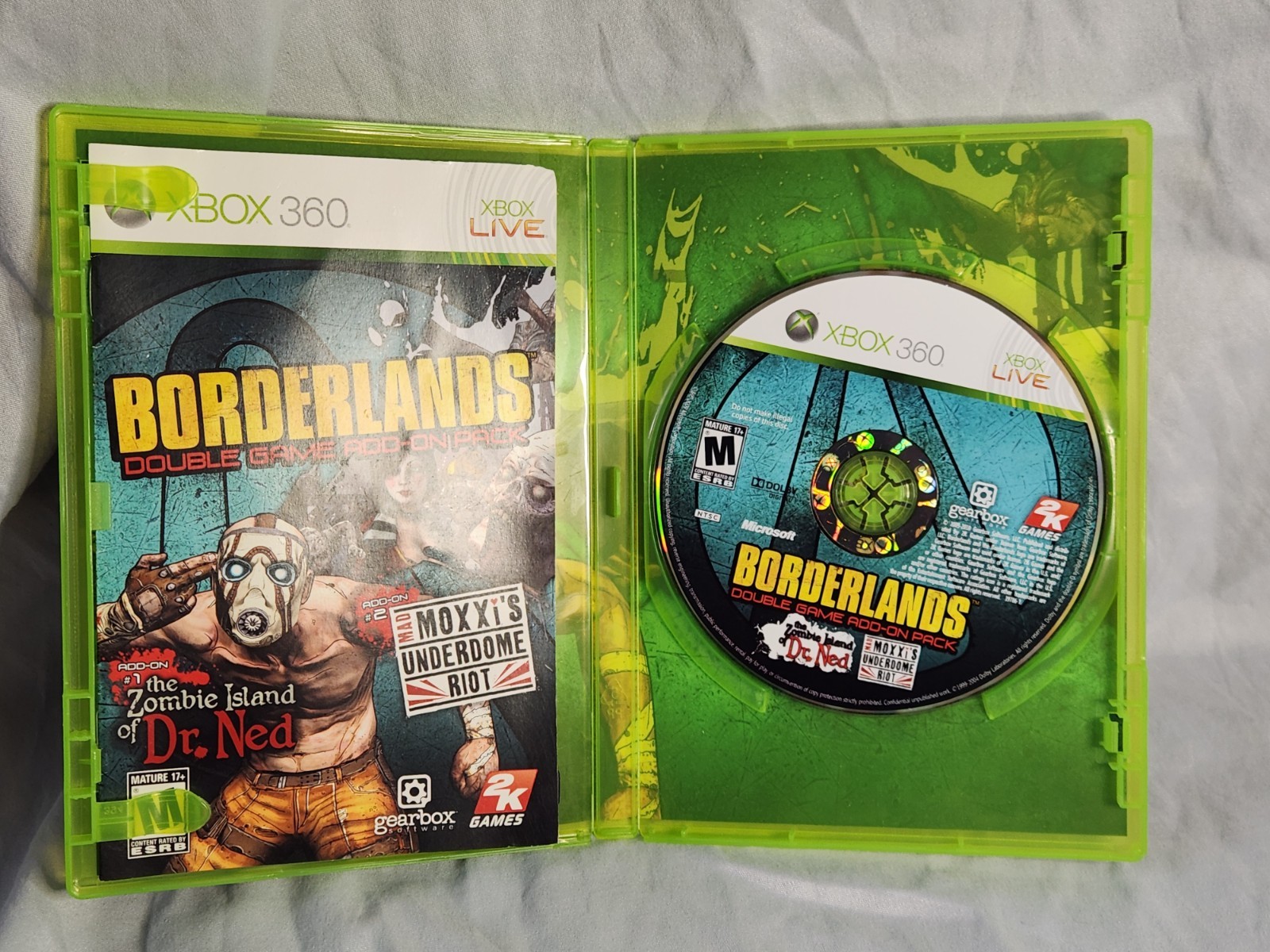 Borderlands Double Game Add-On Pack: The Zombie Island of Dr. Ned & Mad Moxxi’s