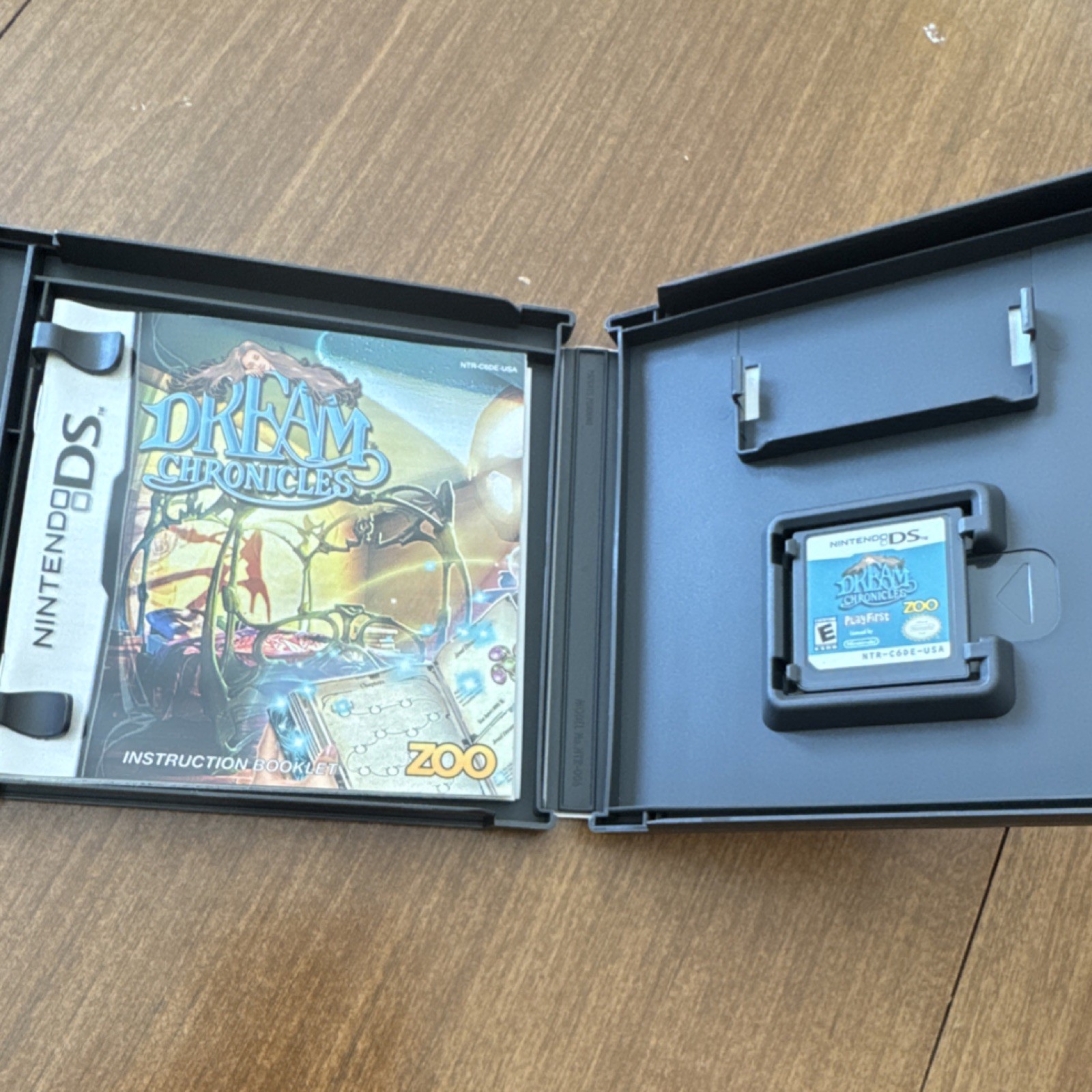 Zoo Games Dream Chronicles Nintendo DS 2008 Hidden Object Puzzle E NTSC Manual