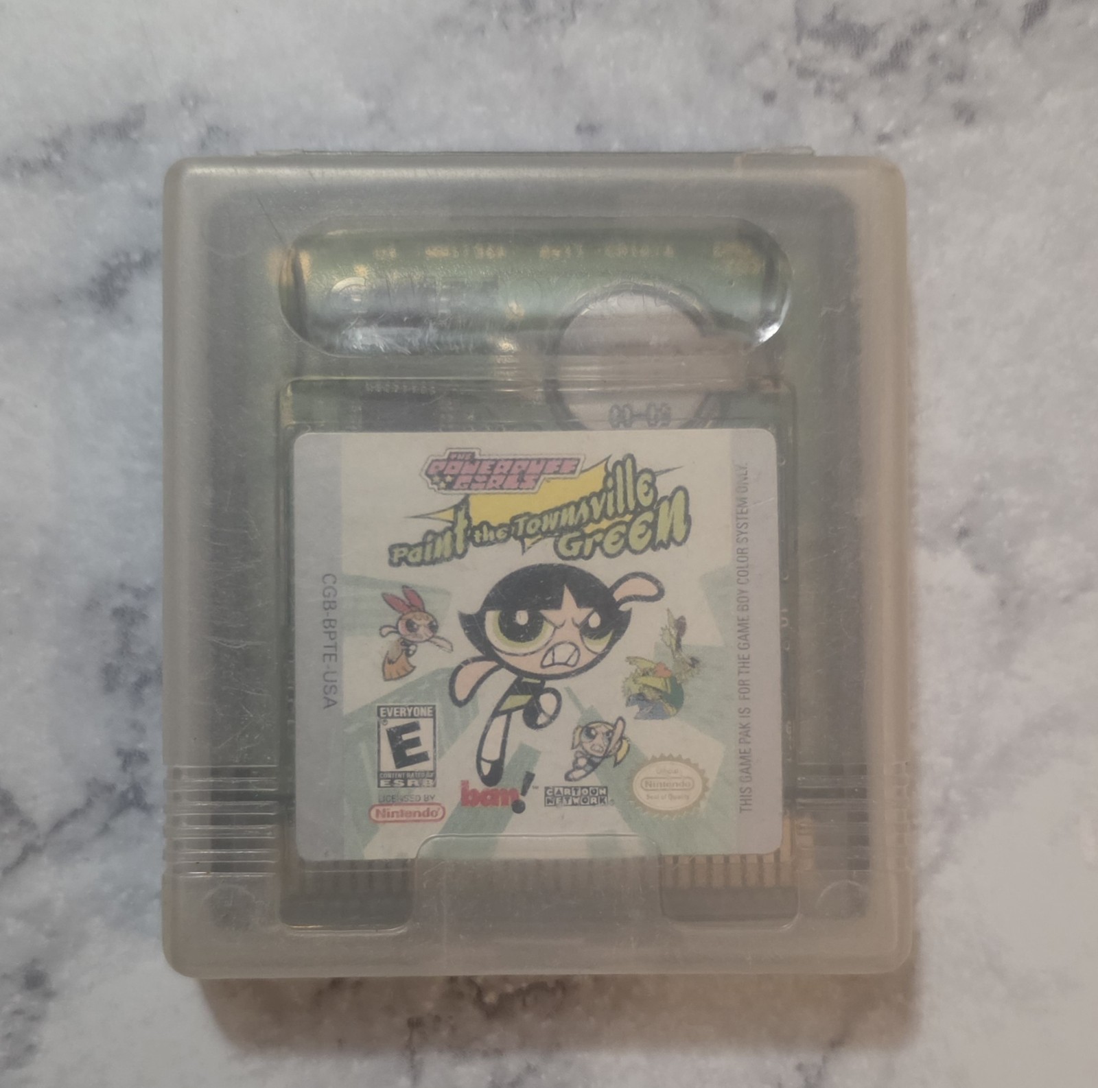 Powerpuff Girls: Paint the Townsville Green w/ Manual (Nintendo Game Boy Color)