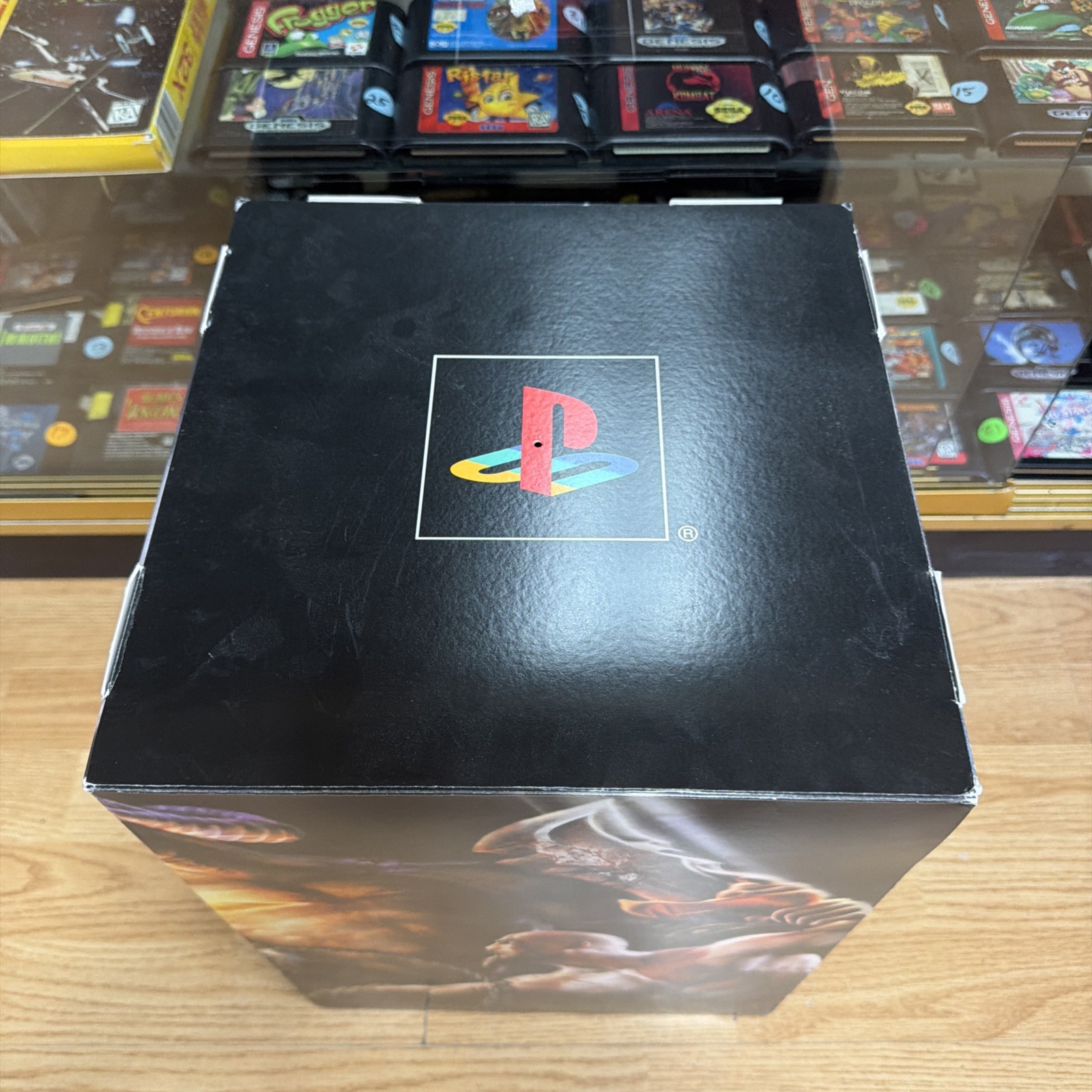 God Of War PlayStation 2 Store Promo 3D CUBE Pop Out Free Shipping