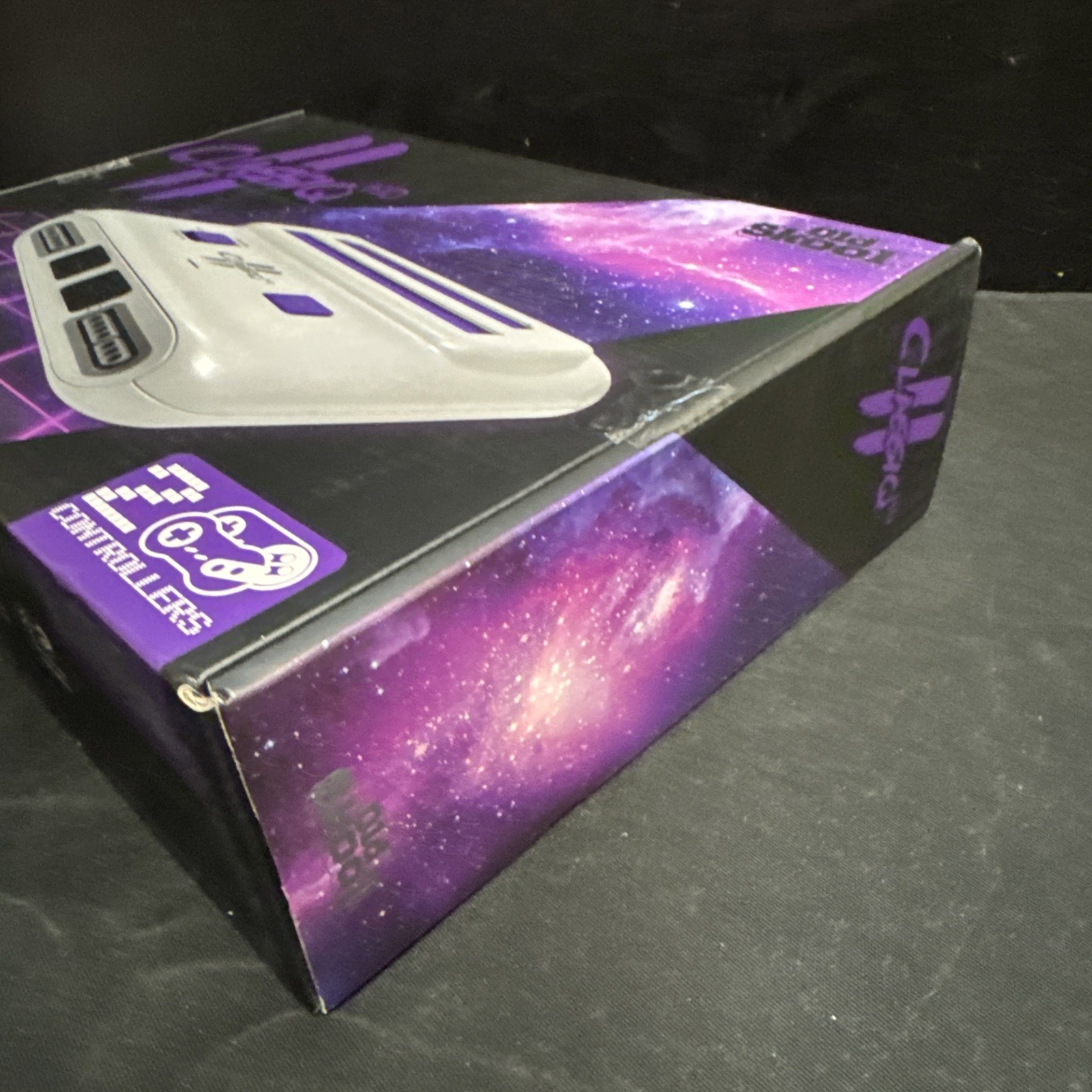 Classiq 2 HD 720p Twin Video Game System Grey/Purple for SNES/NES *OLD SKOOL*