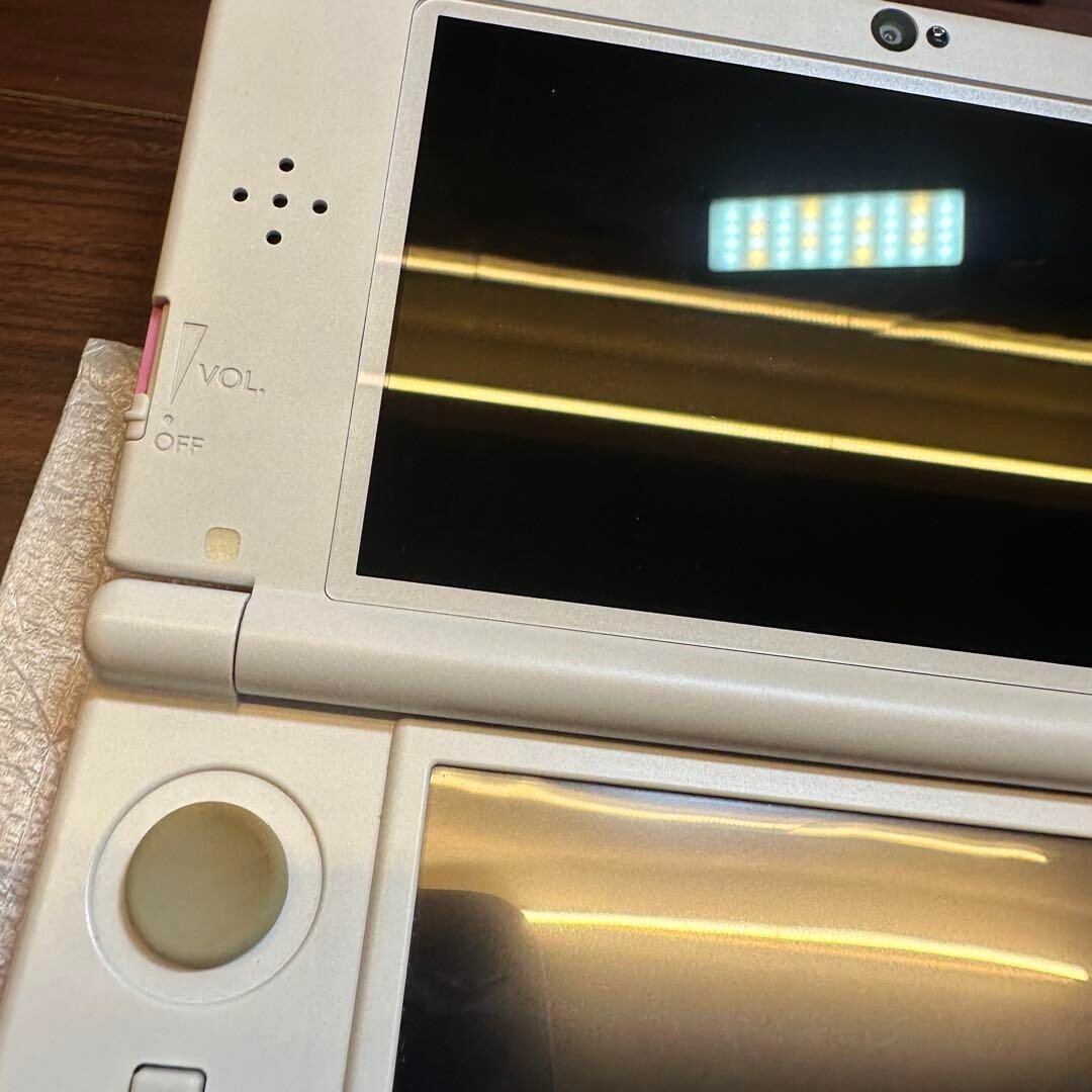 New3DSLL Body Pink x White 2865 From Japan