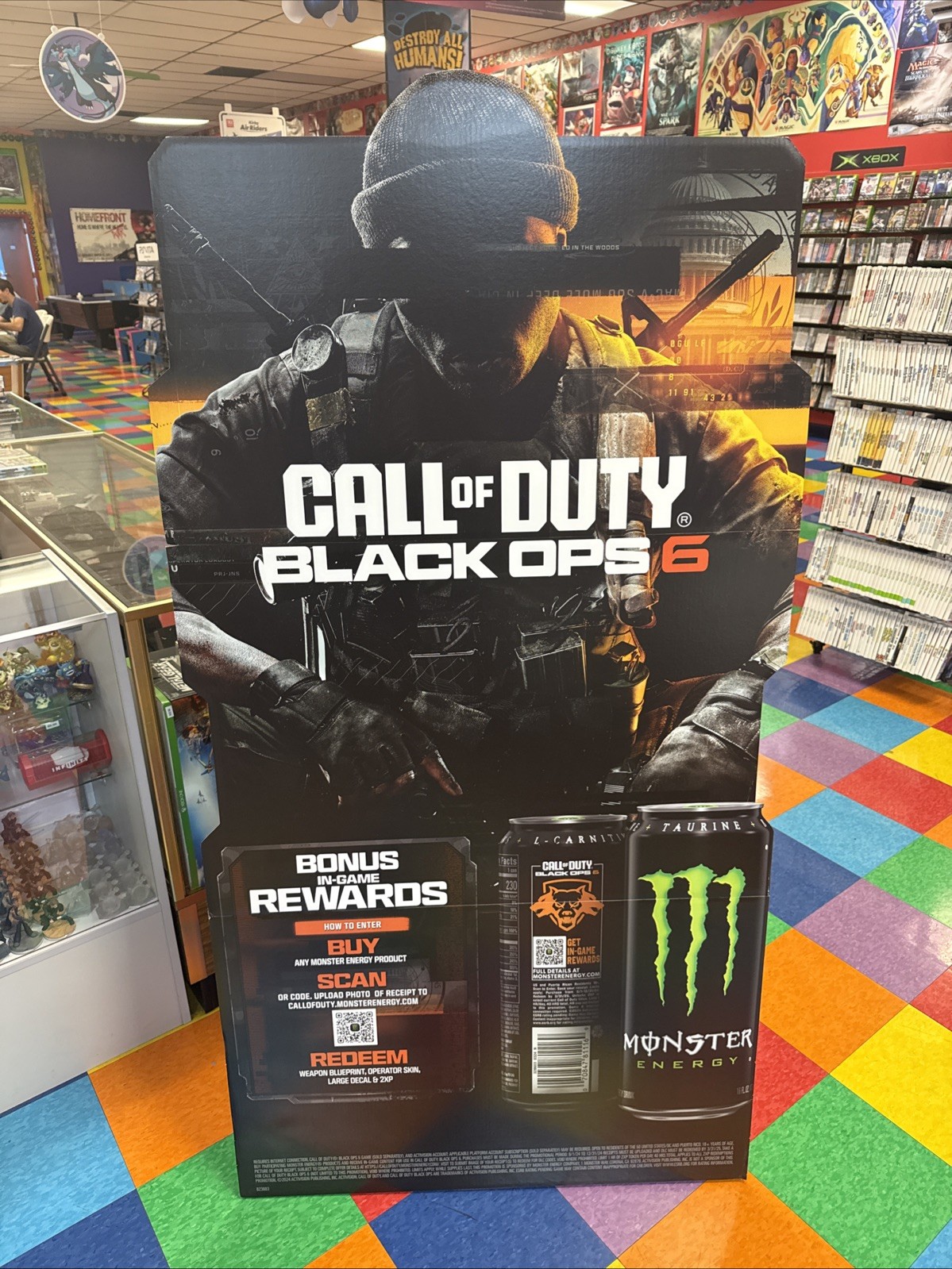 Call of Duty Black Ops 6 Monster Promo Store Display Standee