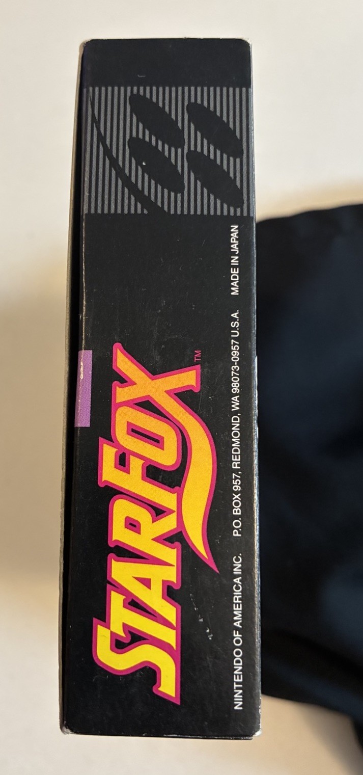 Star Fox (Super Nintendo, 1993) Authentic SNES Complete In Box CIB