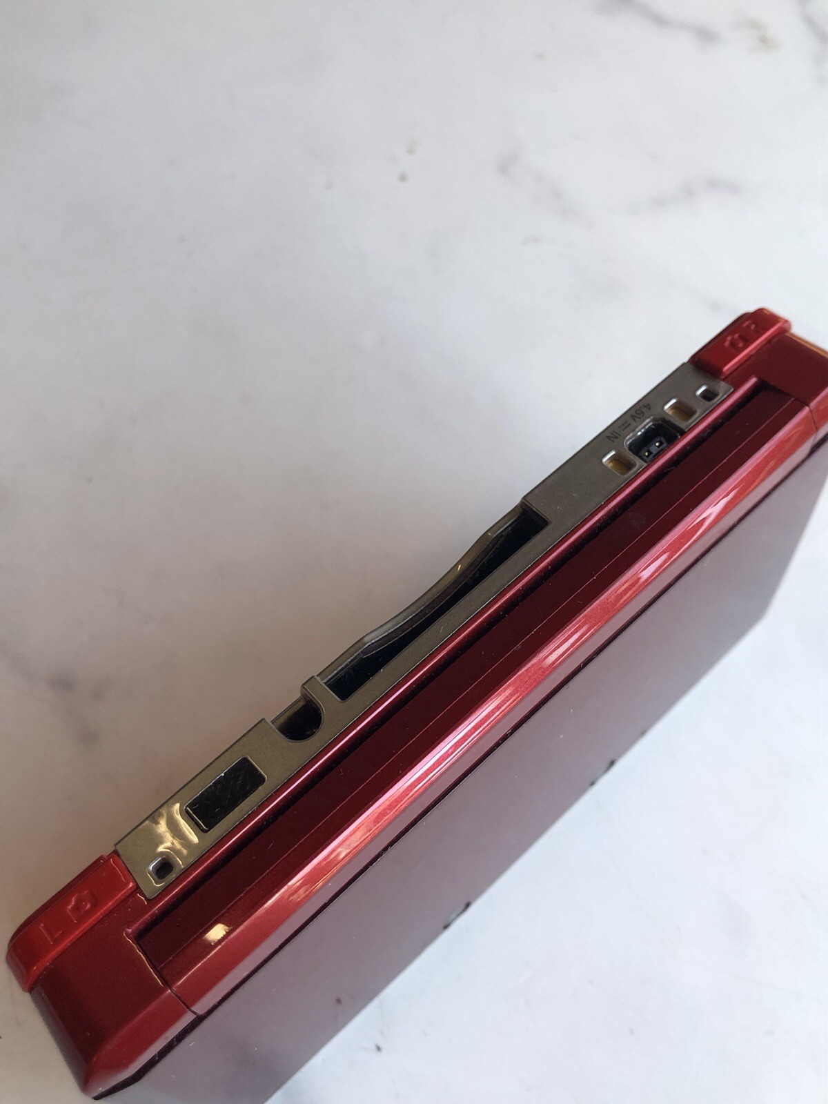 For Parts Not Working Nintendo 3DS Flame Red Handheld Console Original As is
