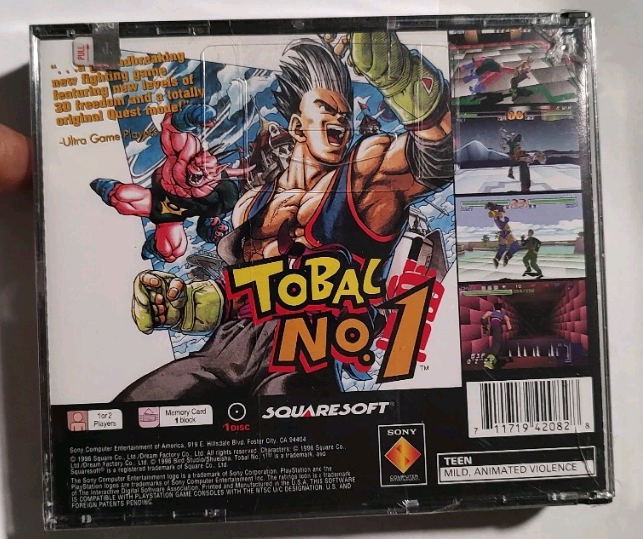 Tobal No. 1 PS1 PlayStation SEALED NEW Final Fantasy VII FF7 DemoSamplerOriginal