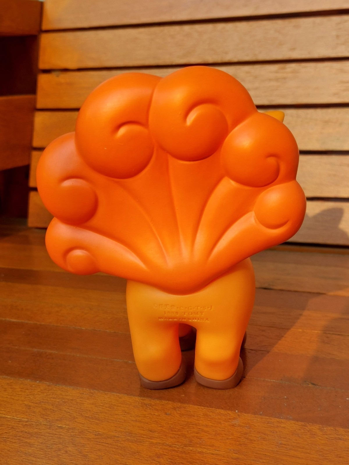 Kanto Vulpix Rokon Pokemon Soft Vinyl DX Deluxe Figure Tomy 1998 E02 5.2in