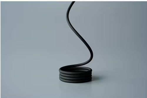CIO Spiral Silicone USB-C to USB-C Cable 1m PD 240W Fast Charge Black CC1-BK