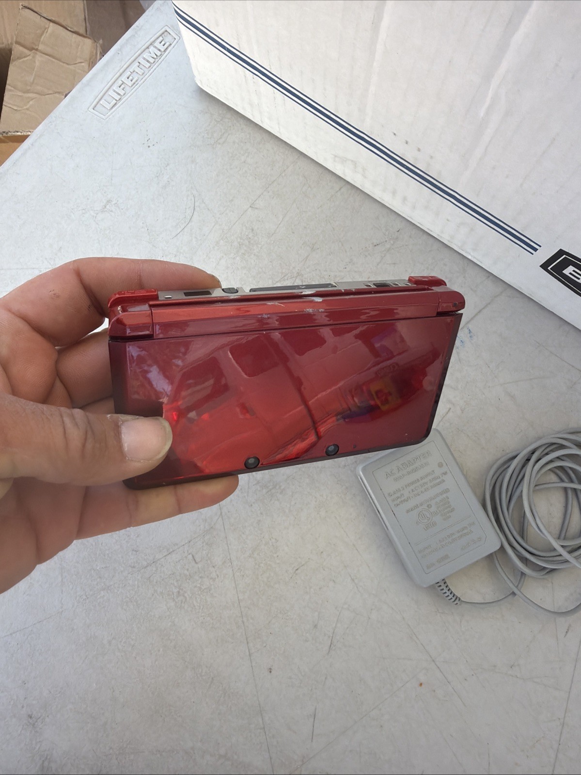 Nintendo 3DS Handheld System Flame Red Tested 🔥