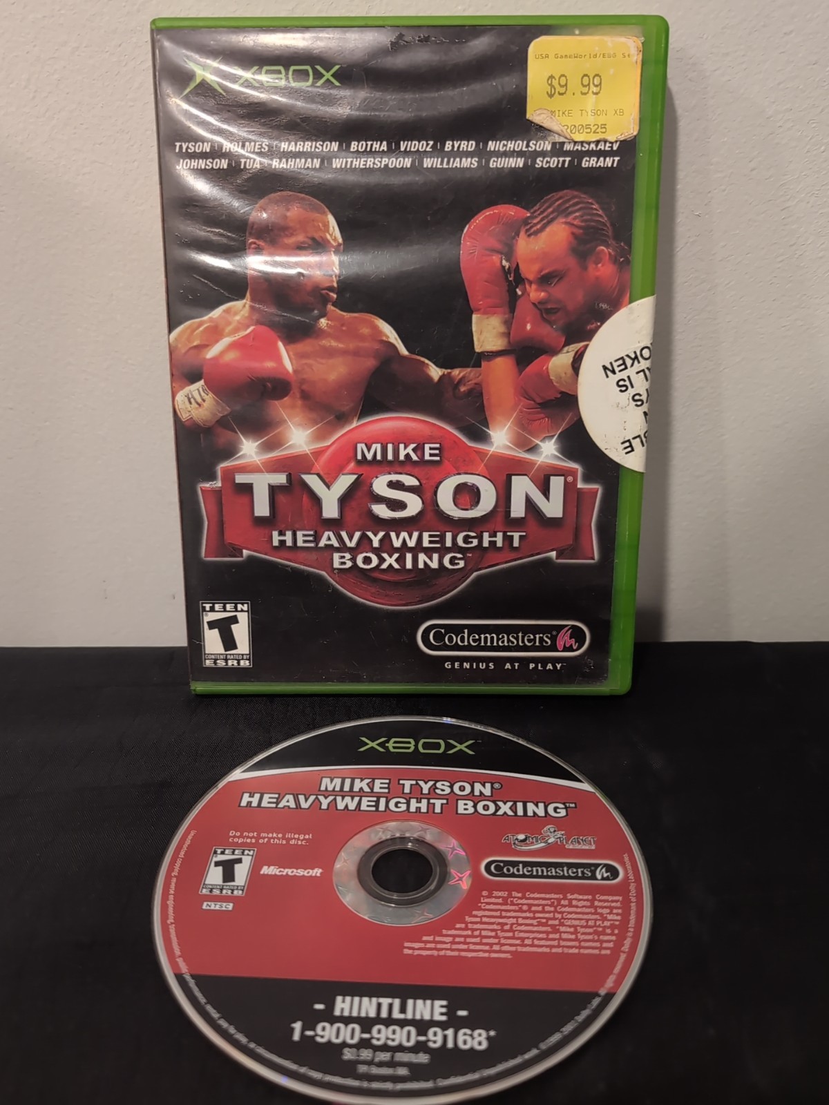Mike Tyson Heavyweight Boxing Microsoft Xbox 2002