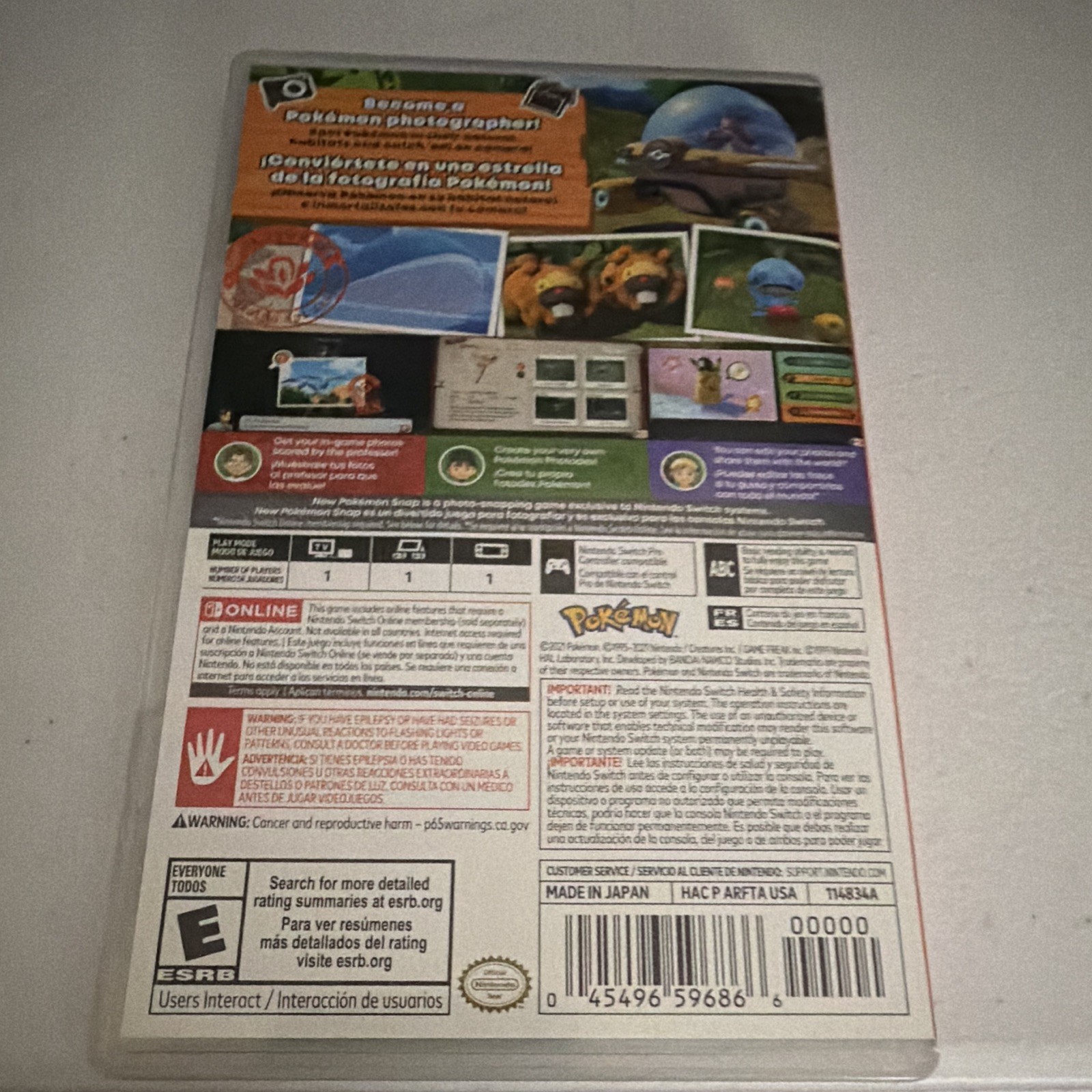 Nintendo Pokémon New Pokémon Snap Nintendo Switch Online Play E NTSC-U/C 2021