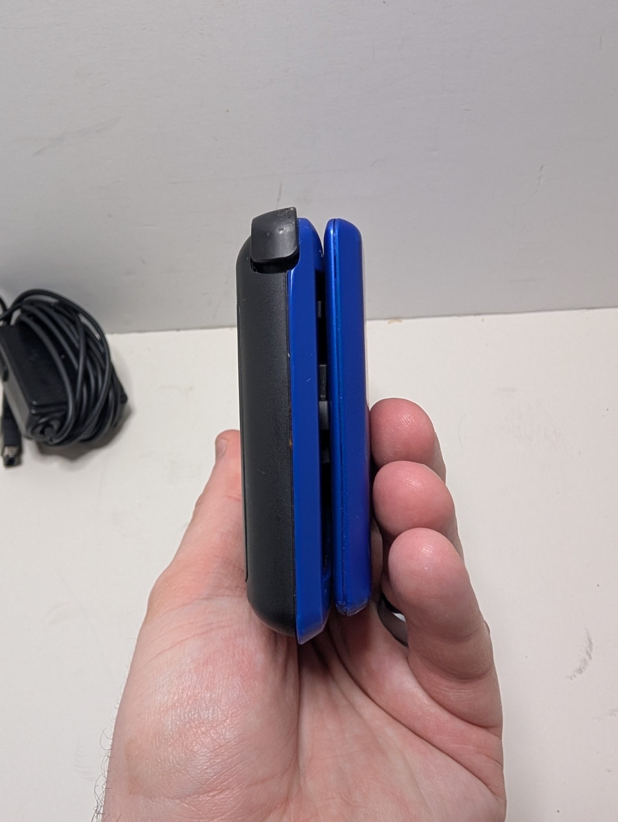 Nintendo DS Original Blue With Charger And GBA Super Mario 3 Read