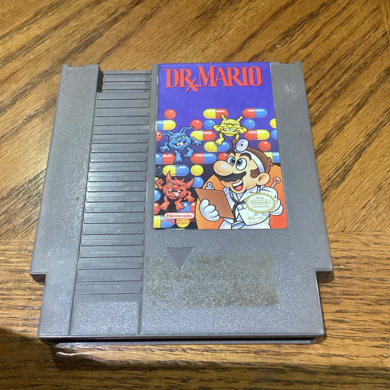 Lot Of 2 Nintendo NES GAMES Super Mario Bros & Dr Mario USED RARE VINAGE