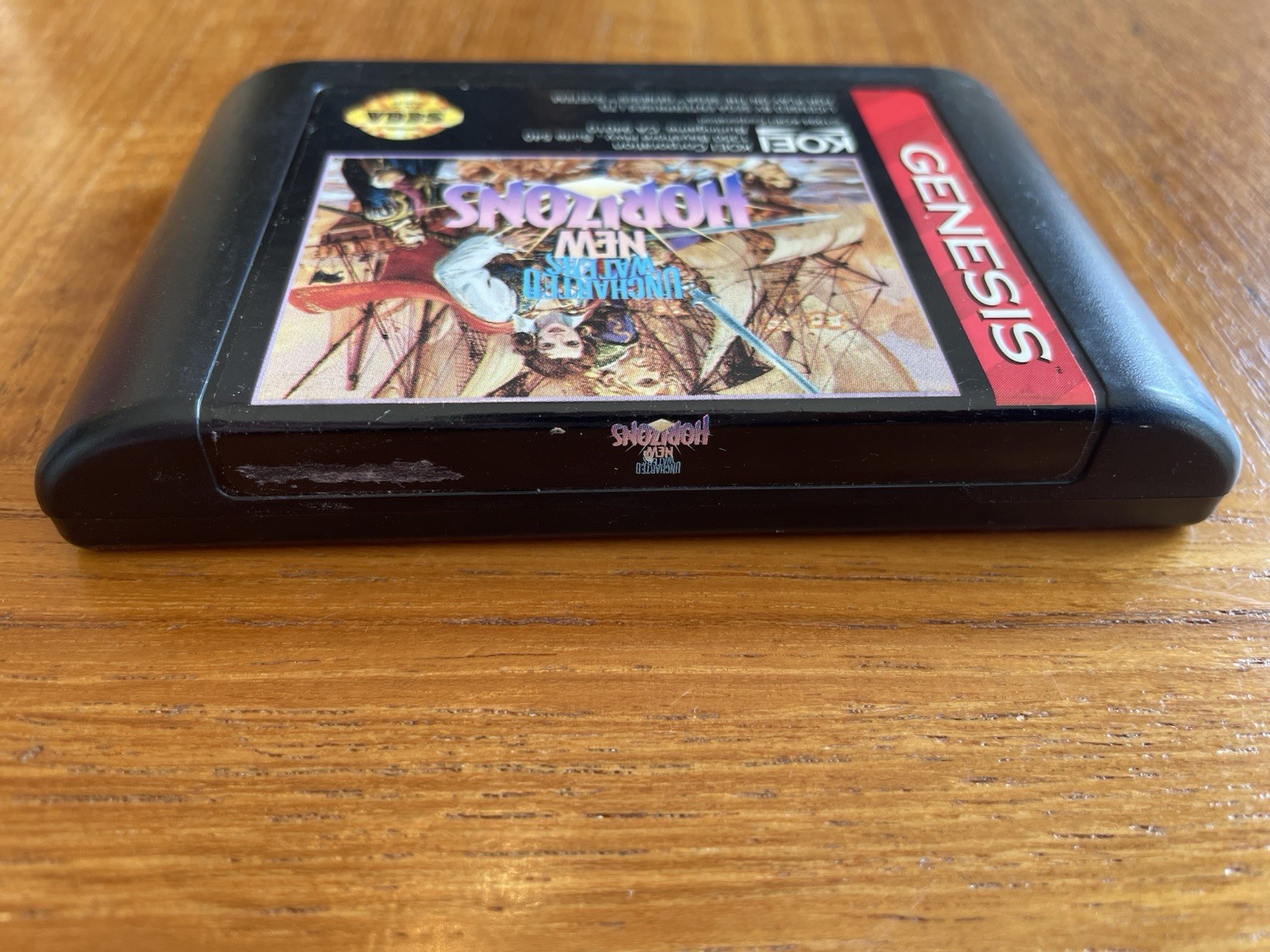 Uncharted Waters New Horizons Sega Genesis Rare! Authentic Free Shipping!!