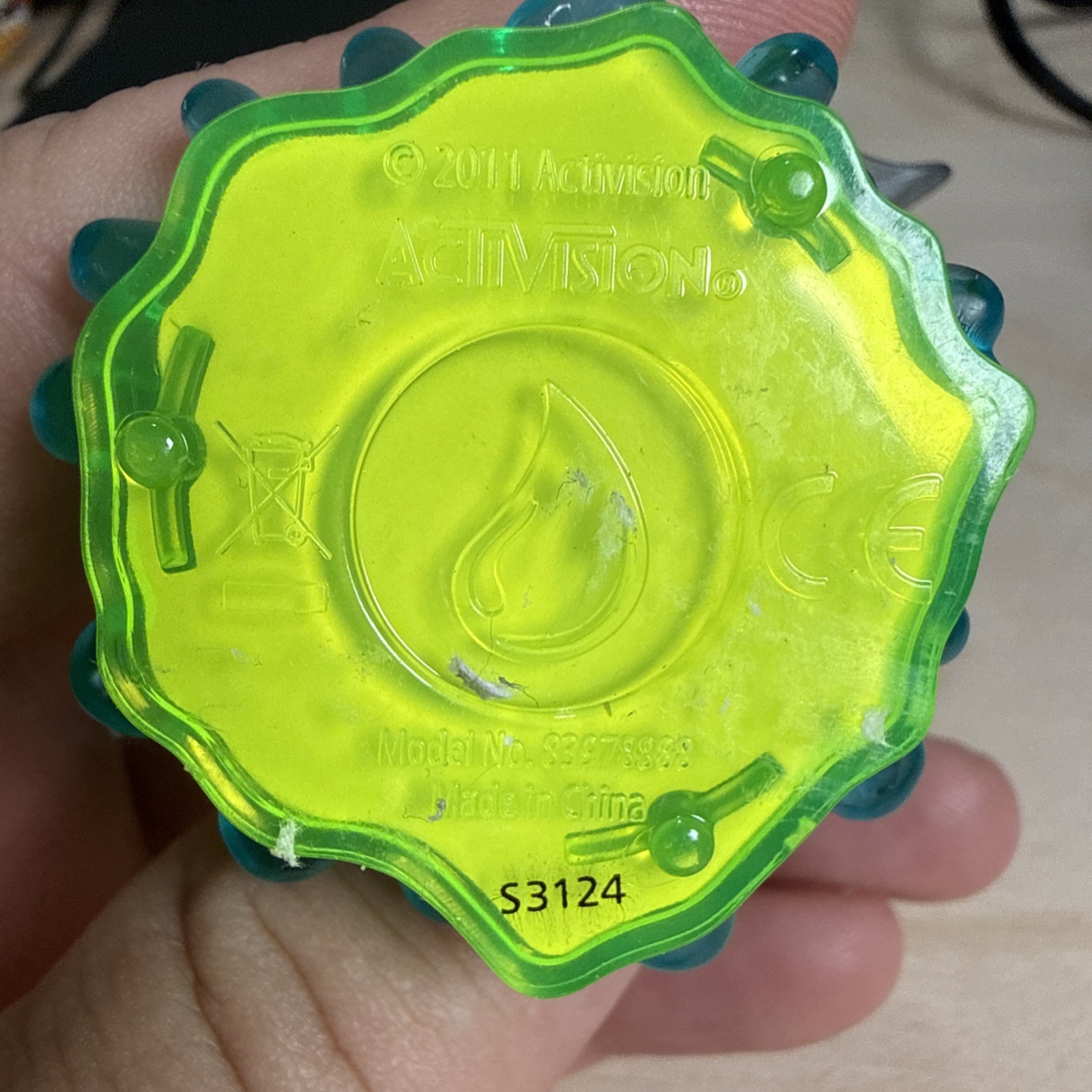 Skylanders Spyro’s Adventure Clear Green Gill Grunt Character Figure A98