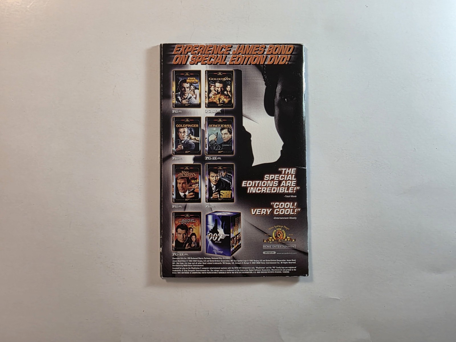 007 Agent Under Fire and Nightfire PS2 Bundle