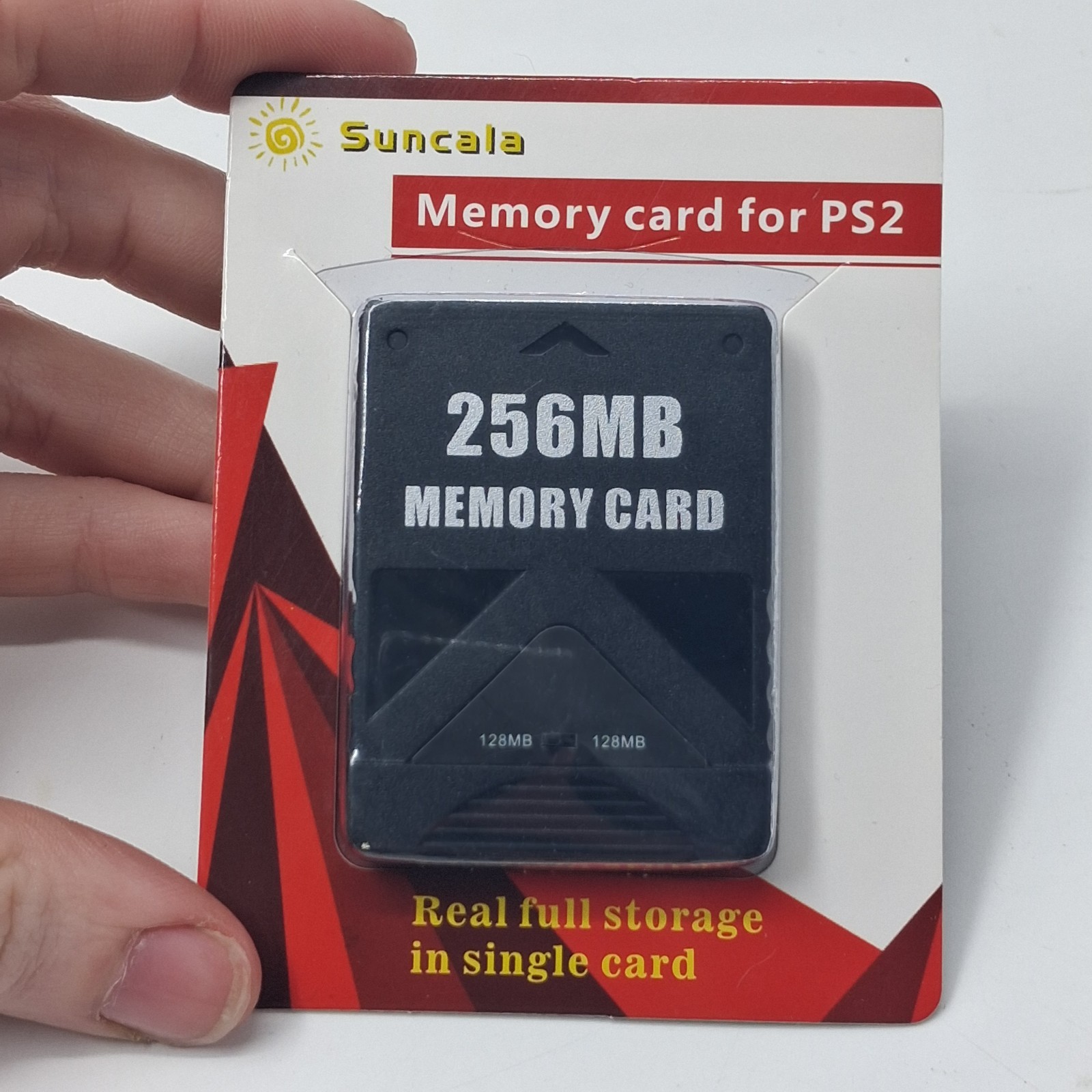 PlayStation 2 Memory Card 256 MB Black PS2 Brand New Sealed Suncala