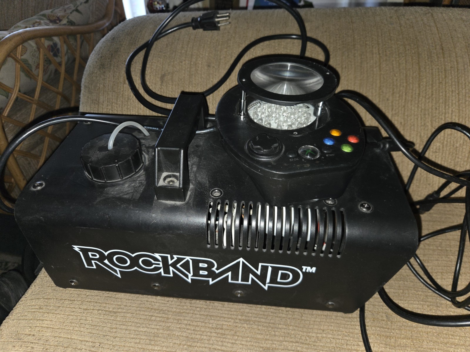 Xbox 360 Rock Band Stage Kit – LED Light Array, Fog Machine, Strobe Light