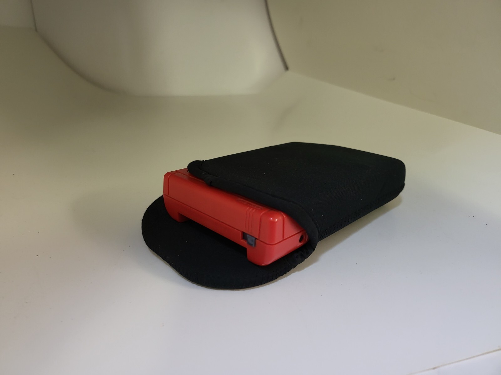 Flip Top Black Soft Padded Pouch Protective Sleeve Case for Gameboy Original