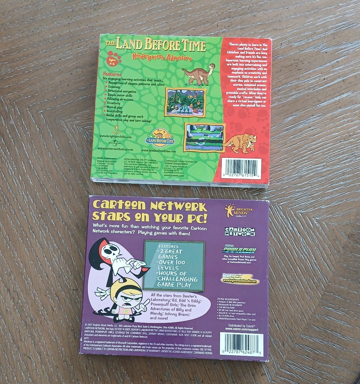 Lot X2 CN Cartoon Cove & To The Eds-Treme + The Land Before Time – New Sealed JC