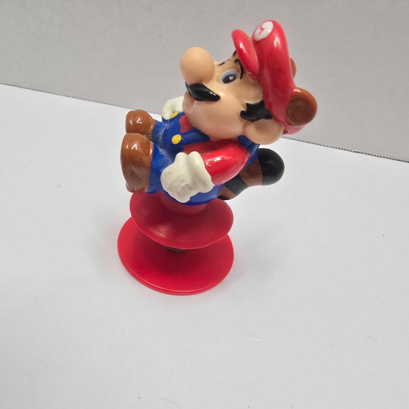VTG 1989 Nintendo Super Mario Brothers Racoon Mario McDonalds Happy Meal pop toy