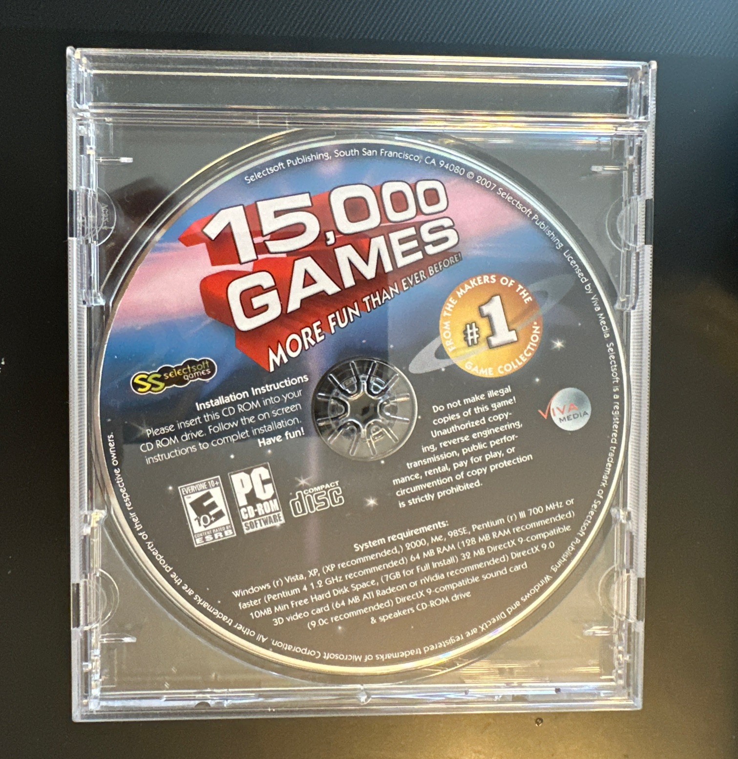15,000 Games (PC Games, 2007) New