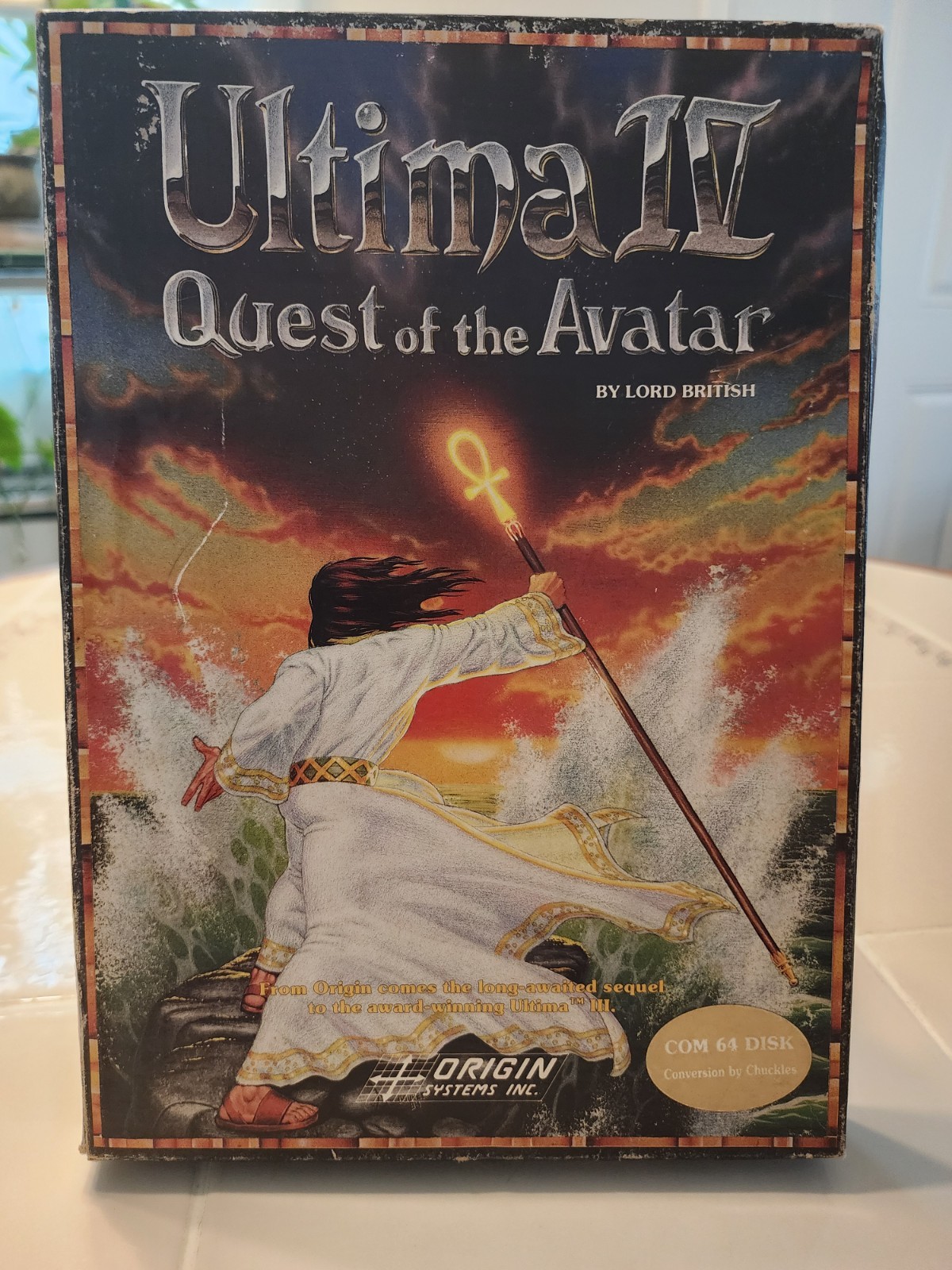 Ultima IV Quest Of The Avatar Commodore 64 CIB Origin Systems Inc 1985